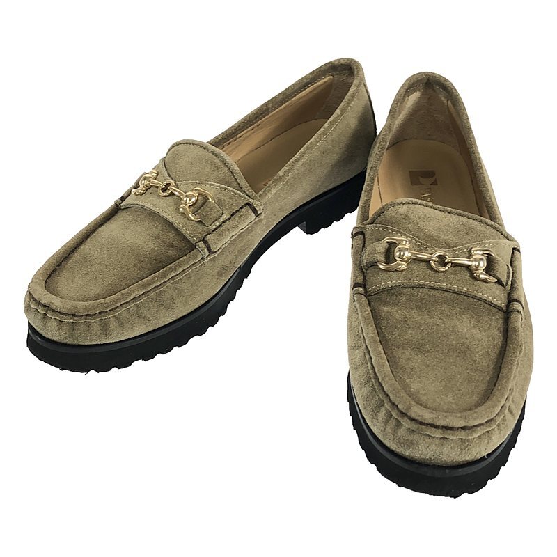美品】 PASCUCCI / パスクッチ | スエード レザー ビット 美品】 PASCUCCI / パスクッチ | スエード レザー ビット