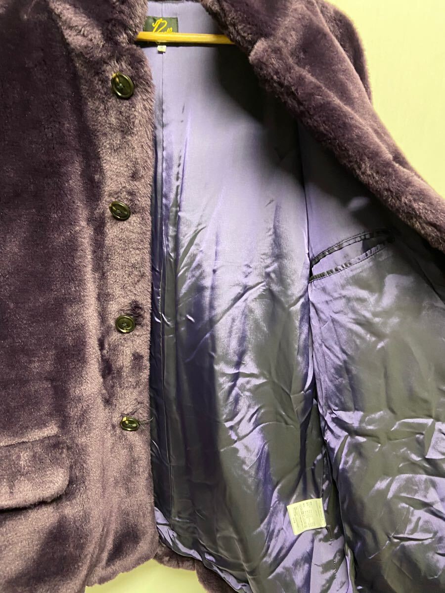 [Needles Needles ] JO165 20AW S.C. Car Coat-Faux Fur меховое пальто внешний полиэстер лиловый S 2410oki k
