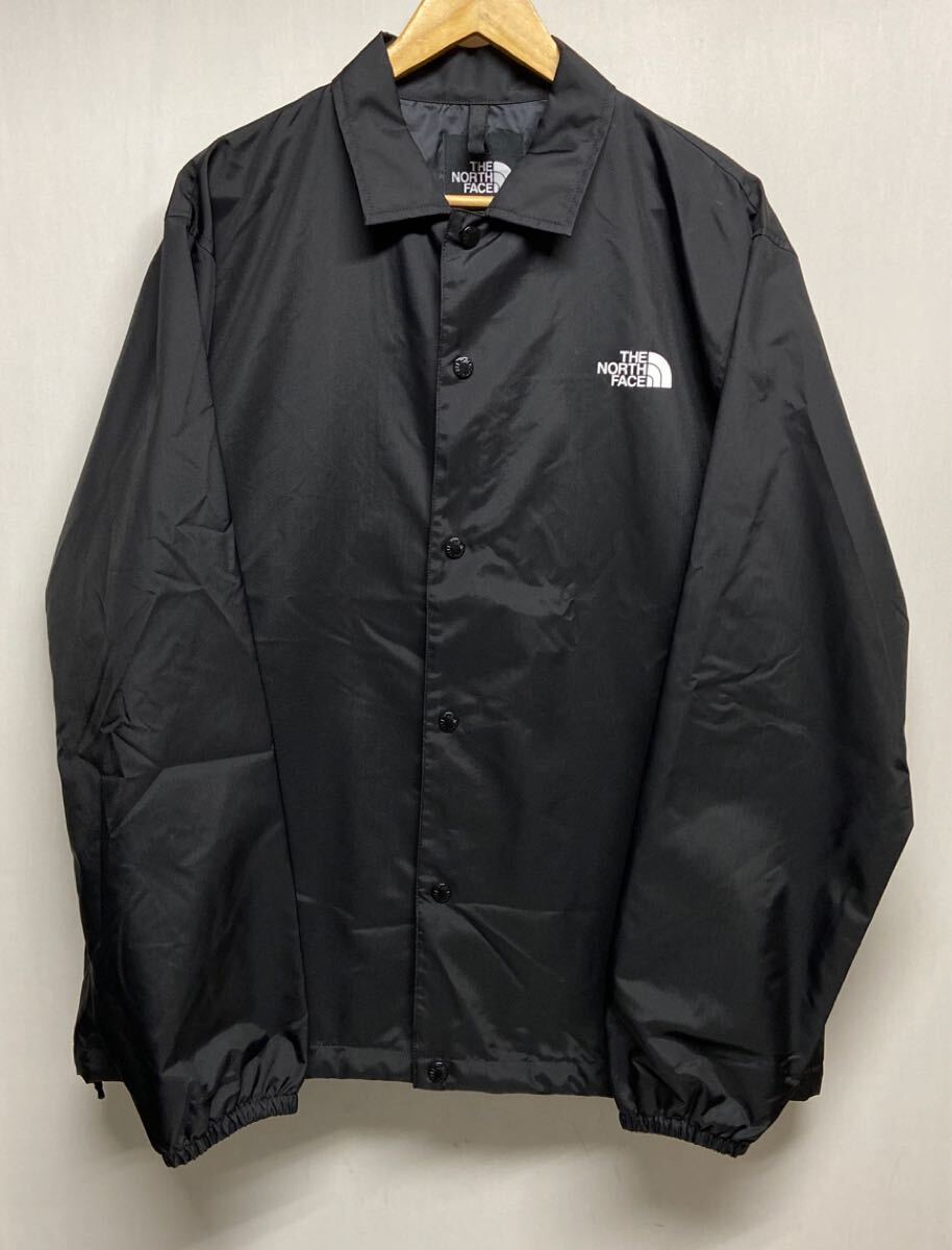 【THE NORTH FACE ノースフェイス】NP72335 NEVER STOP ING The Coach Jacket サイズXL ブラック ナイロン 2410oki h