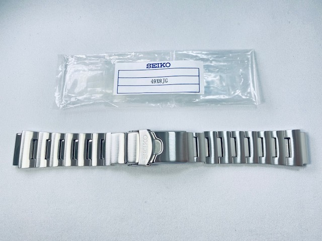 49X8JG SEIKO 20mm 純正ステンレスブレス SZSC003/6R15-02X0他用 クロネコゆうパケット送料無料