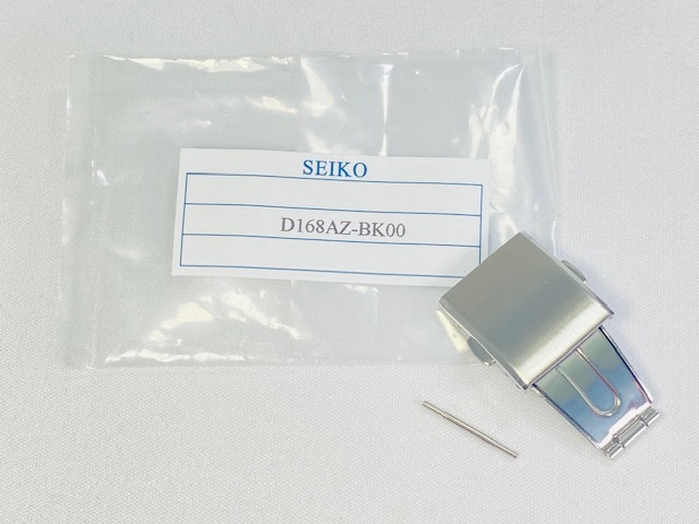 D168AZ-BK00 SEIKO セイコースピリット 純正バックル 18mm SCEC027/SCDC081/7N43-9080他用 クロネコゆうパケット送料無料