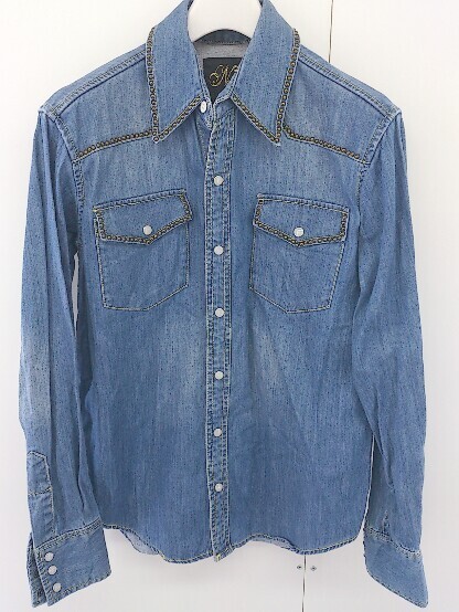 ◇ Another Edition アナザーエディション UNITED ARROWS 長袖 デニム シャツ ブラウス インディゴ レディース