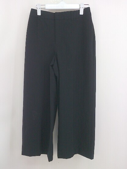 ◇ LAUTREAMONT ロートレアモン ウエストゴム ワイド パンツ サイズ38 ブラック レディース