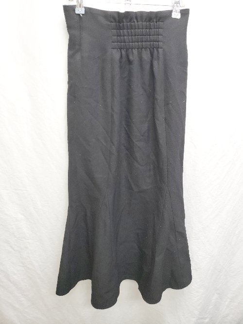◇ Θ CECIL McBEE セシルマクビー ロング マーメイド スカート サイズ36 ブラック レディース P