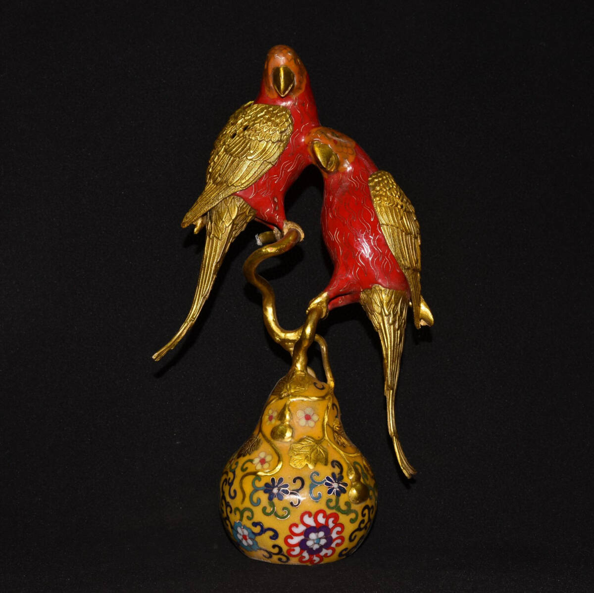 超珍館蔵】銅製 景泰藍 琺瑯彩 塗金 應有盡有熏香炉 置物 古賞 超珍館蔵】銅製 景泰藍 琺瑯彩 塗金 應有盡有熏香炉 置物 古賞