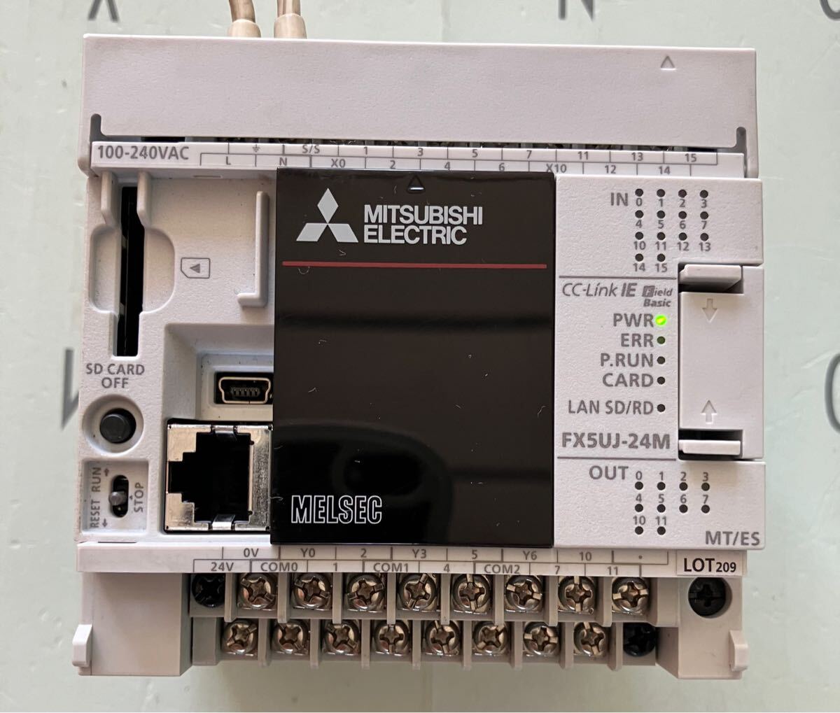 通電確認済 三菱電機 シーケンサ FX5UJ-24MT/ES 電材・配電用品 通電確認済 三菱電機 シーケンサ FX5UJ-24MT/ES 電材・配電用品