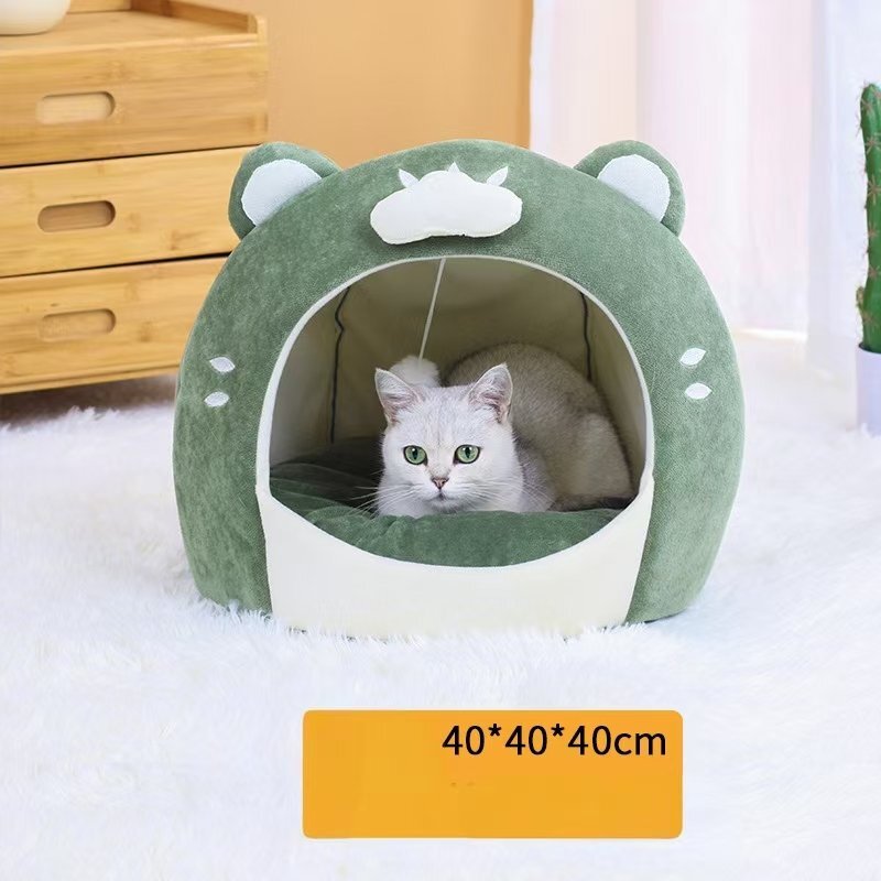 LRM4323貓 犬 ベッド　ペットベッド ふわふわ　暖か もこもこ　ペット用品 ペットハウス　滑り止め　クッション マット柔らかい　秋冬