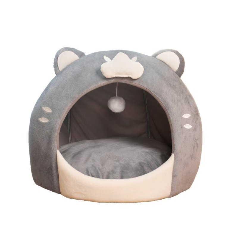 LRM4323貓 犬 ベッド　ペットベッド ふわふわ　暖か もこもこ　ペット用品 ペットハウス　滑り止め　クッション マット柔らかい　秋冬