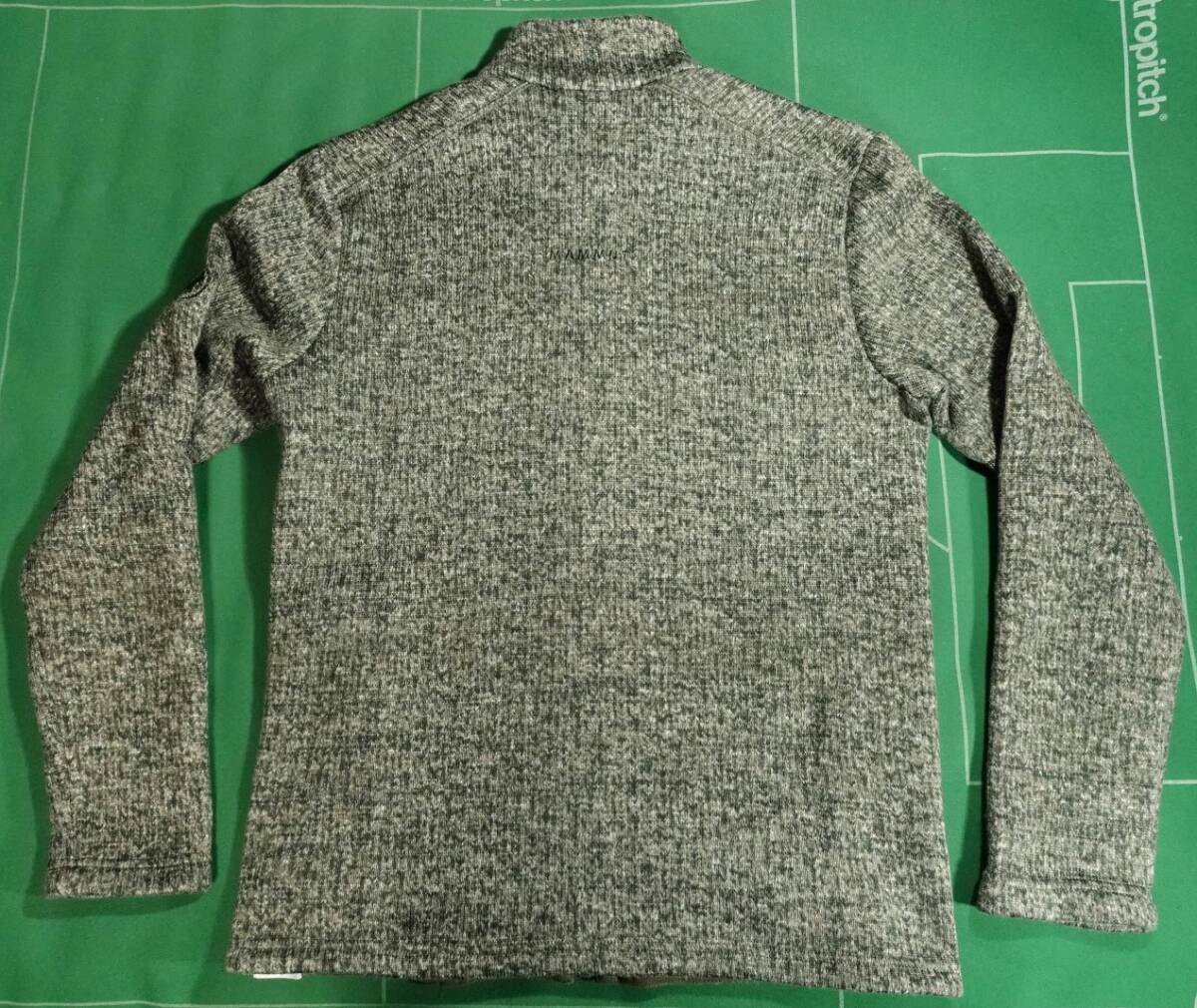 ▲MAMMUTマムート モザイク柄ニット編みフリース フルジップ Chamuera ML Jacket Men オリーブ/アース色 アジアL 美品!!!▲