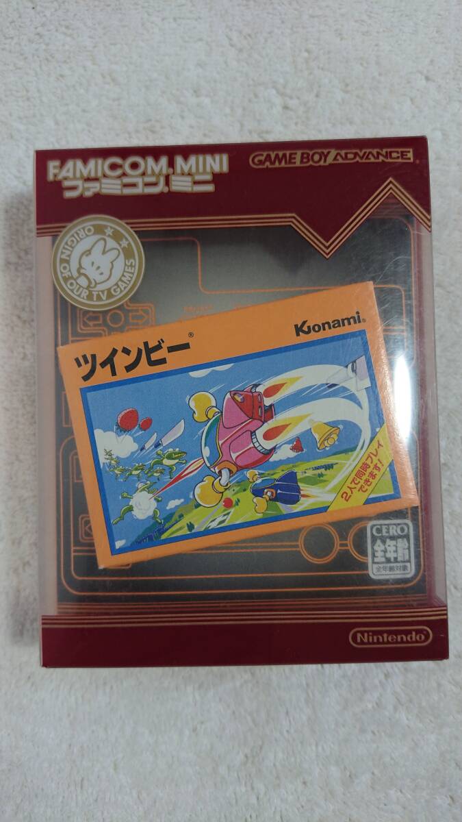 GBA ツインビー 箱・説明書付き ファミコンミニ ゲームボーイアドバンス