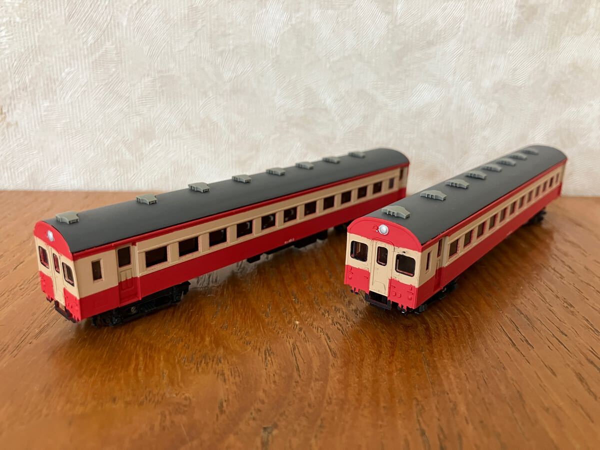 【ジャンク】キハ45 2両セット　グリーンマックス　オハ61キット改造品