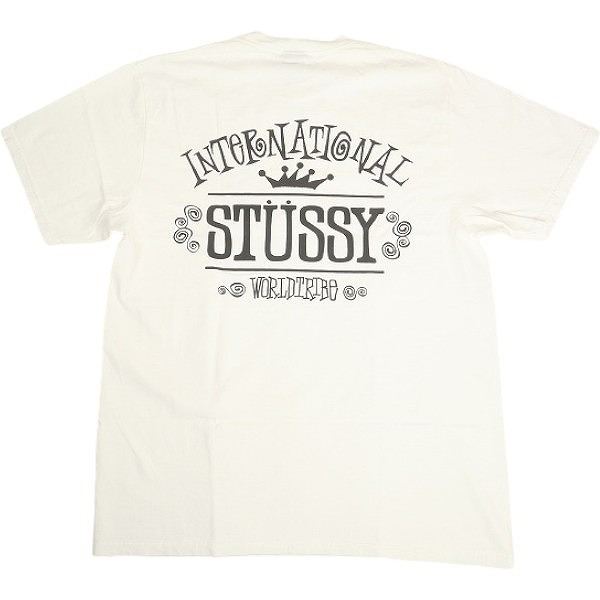 STUSSY Stussy 24AW WORLDWIDE TEE PIGMENT DYED WHITE футболка белый Size [M] [ новый старый товар * не использовался товар ] 20805669