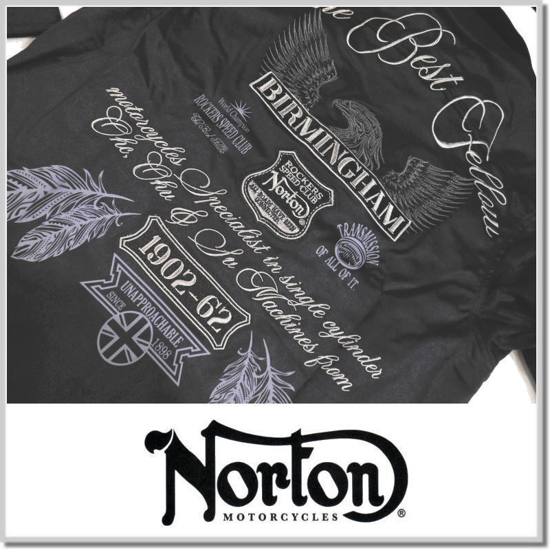 新品未使用！ ノートン Norton 撥水 STRETCH FAKE SUEDE シャツ 243N1503-09(BLACK)-L フェイクスエードシャツ_画像7