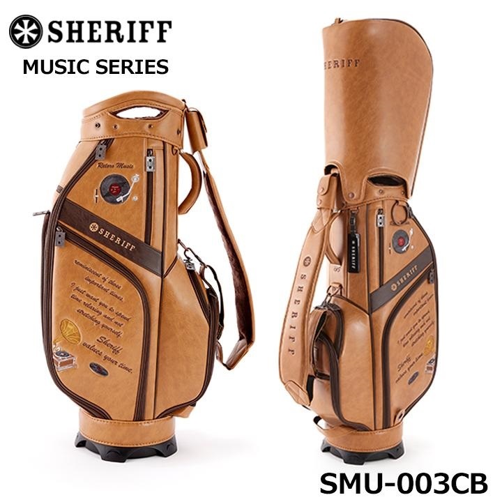 パリコレクション ミュージック SHERIFF★SMU-003 新品★シェリフ シリーズ★カート 3.8kg★キャメル★限定100本 キャディバッグ★9.5型 その他