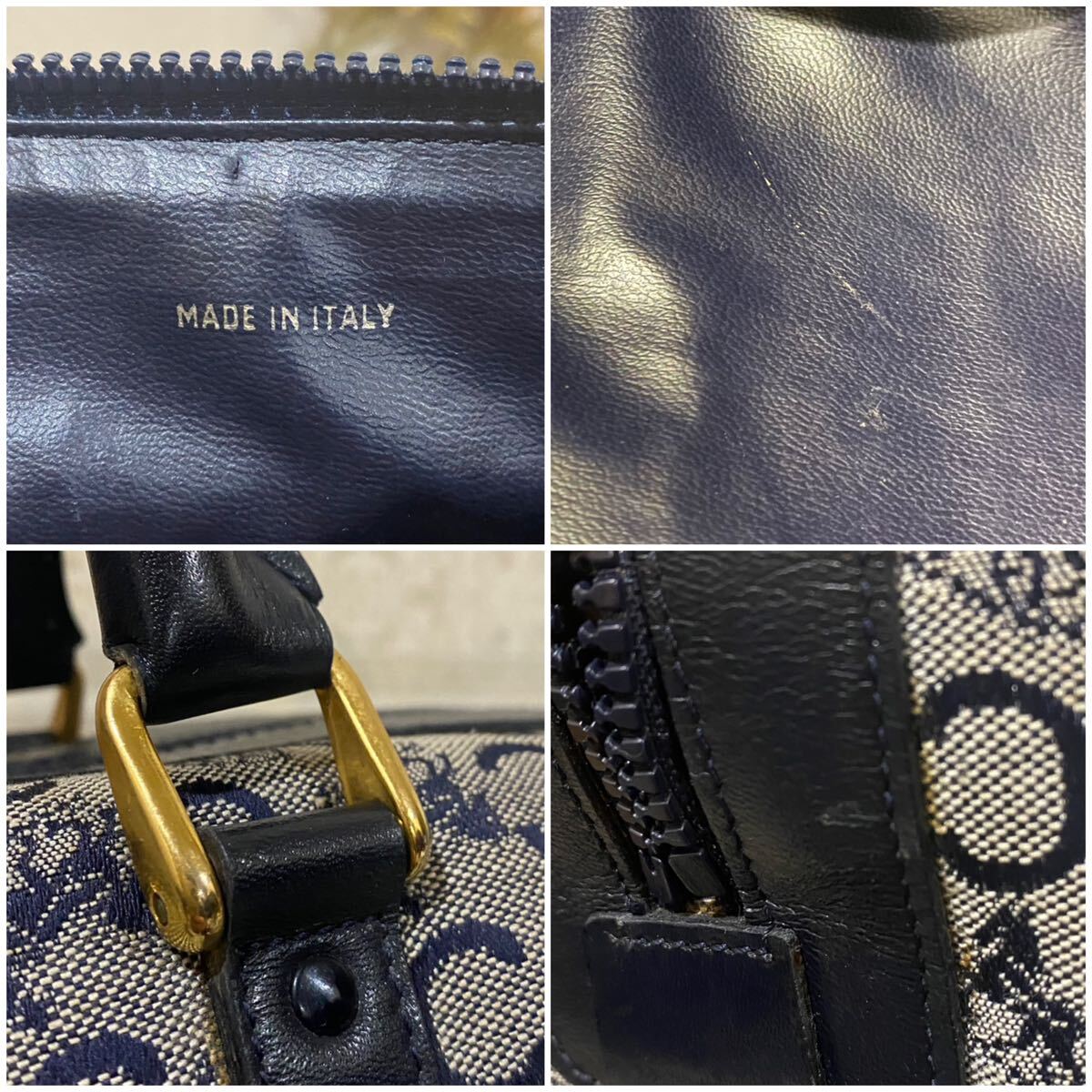 VINTAGE CELINE キャンバス×レザー ミニボストンバッグ 馬車柄 VINTAGE CELINE キャンバス×レザー ミニボストンバッグ 馬車柄