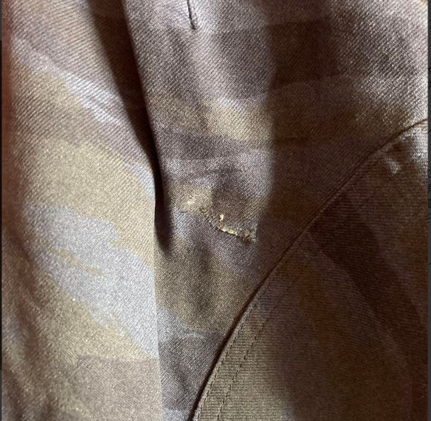 セルビア民警 ブルーリザード迷彩活動服 下衣 80cm 実物中古_画像3