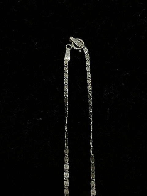 10K WHITE GOLD CHAIN ホワイトゴールド チェーン 6