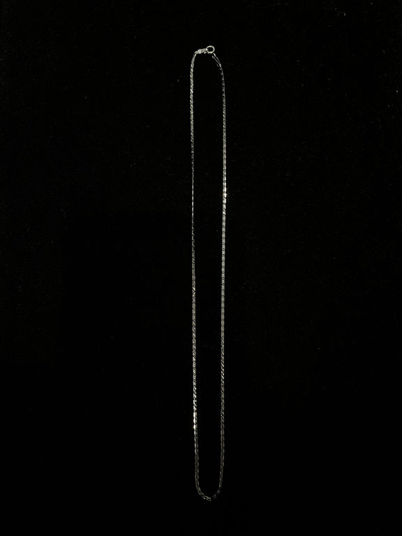 10K WHITE GOLD CHAIN ホワイトゴールド チェーン 3