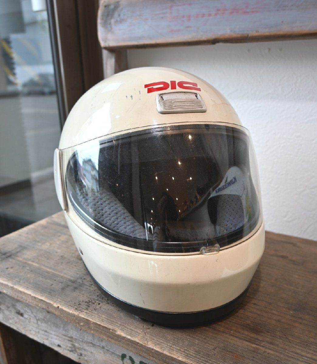 ○1987年DIC フルフェイス DF-1 EX ヘルメット　S　55-56　古道具のgplus広島2410ｋ