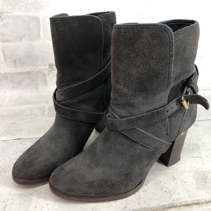 TORY BURCH トリーバーチ ブラジル製 レザー ショートブーツ SIZE: 6M ブラック LH632024100910