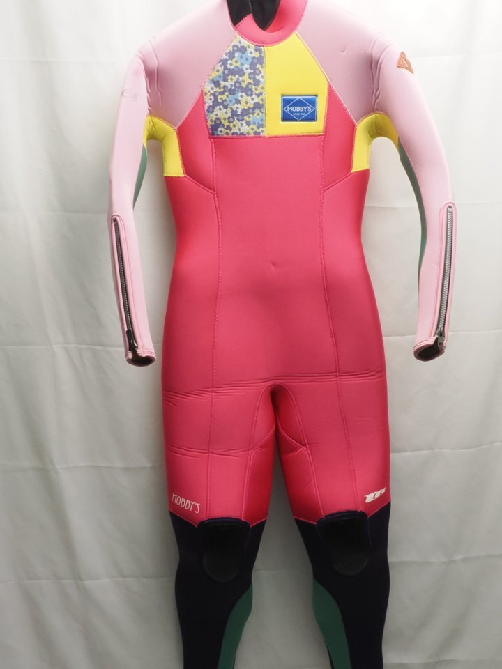 Mobby's モビーズ 5mm ウエットスーツ レディース 160cm/50kg 表:オペロン/裏:起毛 平置き:胸囲38cm腹囲34cm尻囲43cm ランク:AA [3F-61919]