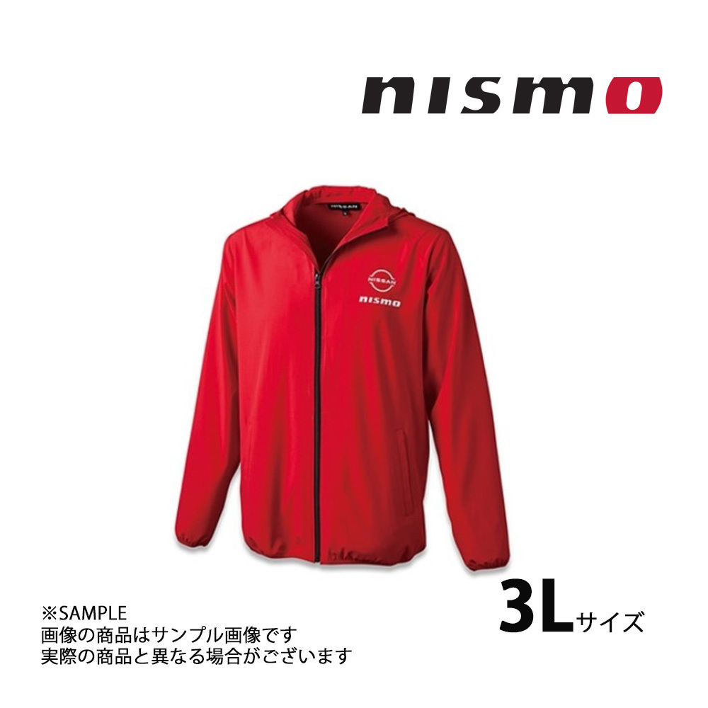 NISMO ニスモ ポケッタブル フーディ ジャケット レッド 赤 3L 数量限定 KWA04-50RR9 (660192612_画像1