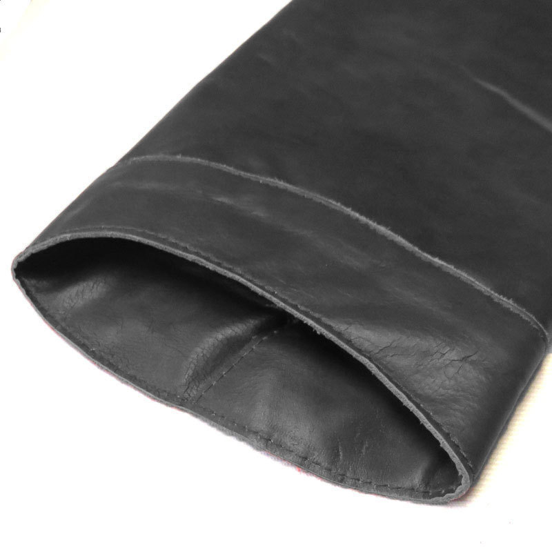 【HEAVY】（Lサイズ） プレーンレッグチャップス　ブラック　モトブルーズ　LEG CHAPS