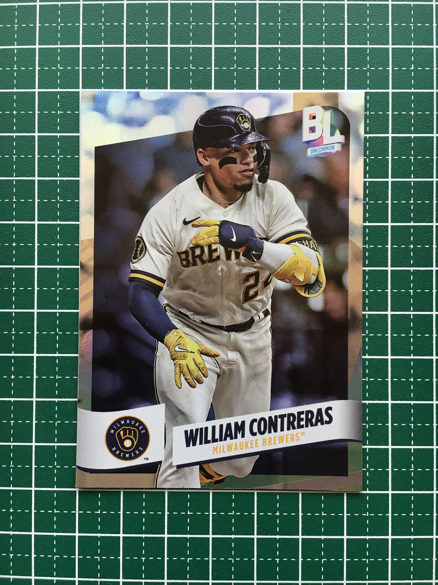 ★TOPPS MLB 2024 BIG LEAGUE #203 WILLIAM CONTRERAS［MILWAUKEE BREWERS］ベースカード「UNCOMMON RAINBOW FOIL」★