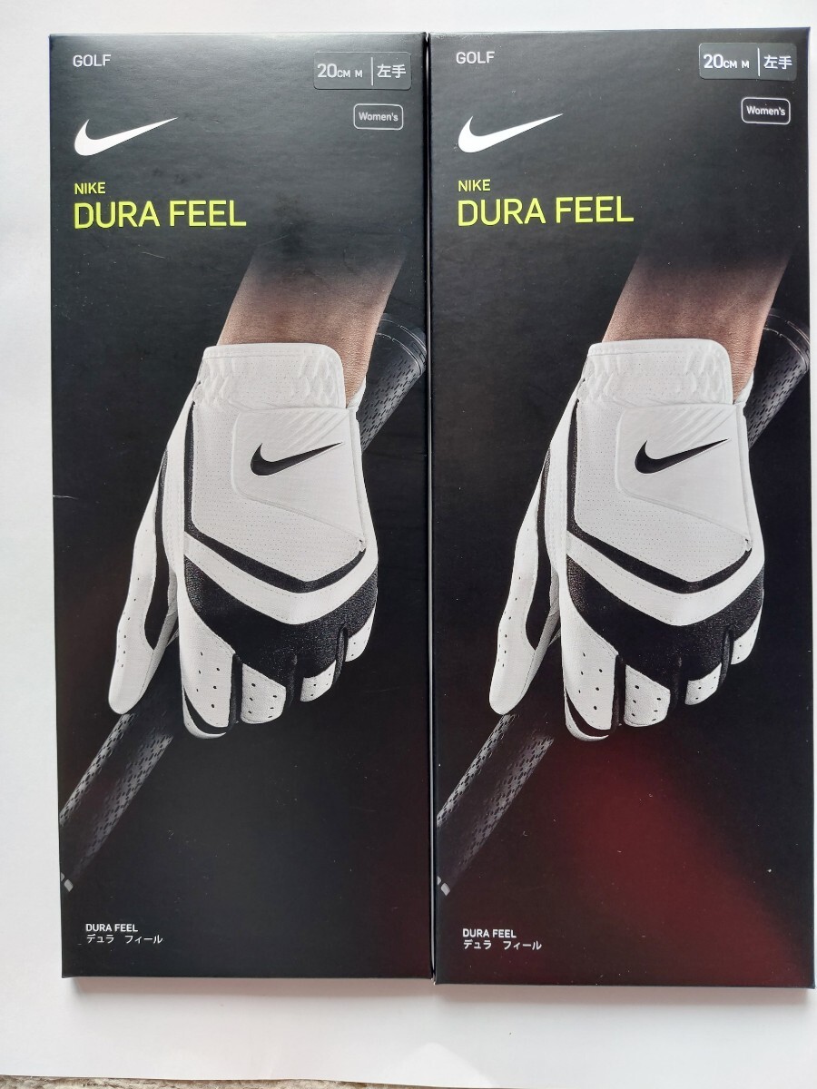 新品★20cm　左手用　ナイキスポーツ ゴルフ グローブ レディース 　２つ★NIKE