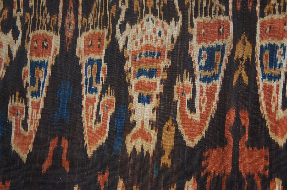  дерево хлопок Indonesia smba остров античный ikatto ширина уровень .. охота узор гобелен [E15439]