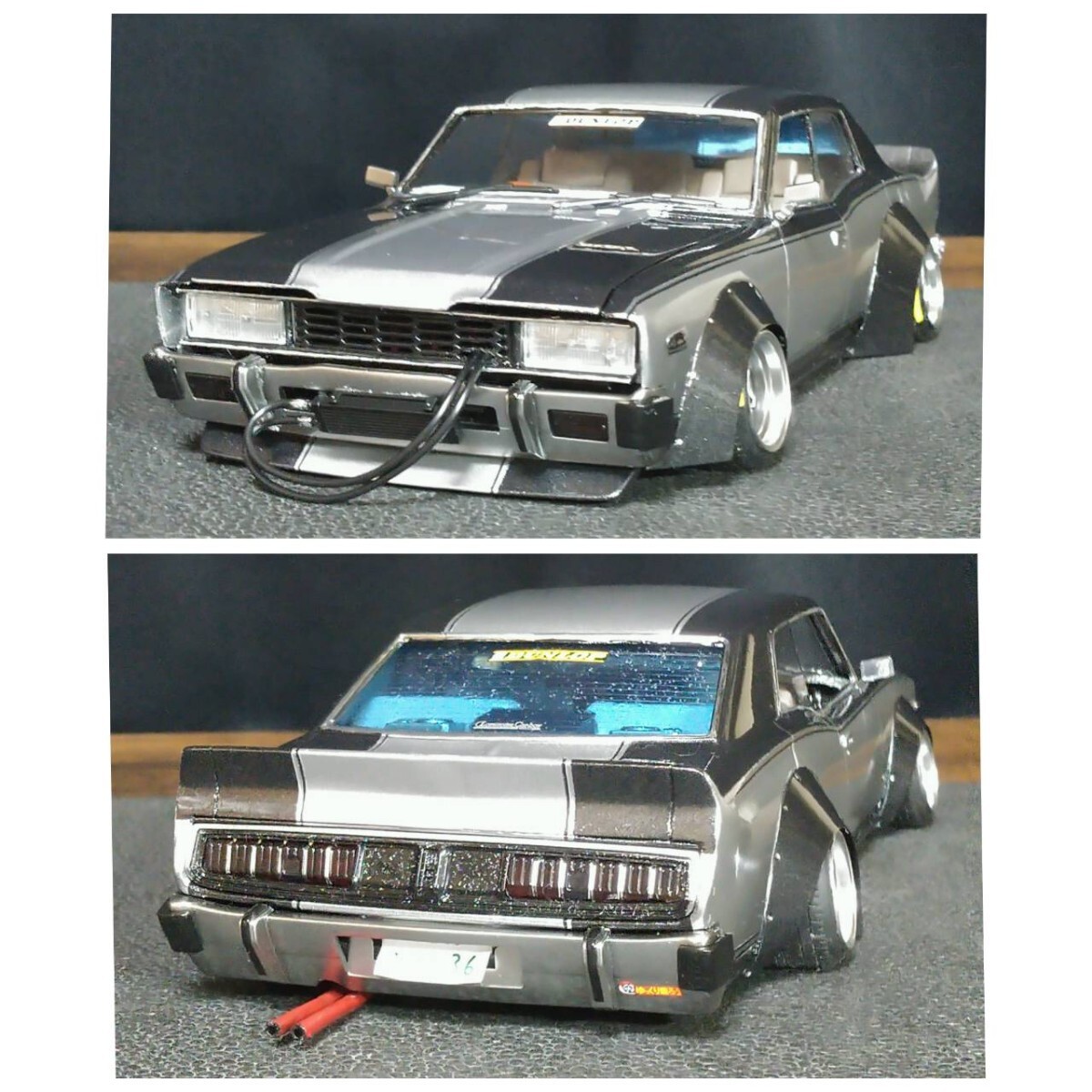 アオシマ1/24スケール330セドリック完成品 旧車.街道レーサー アオシマ1/24スケール330セドリック完成品 旧車.街道レーサー