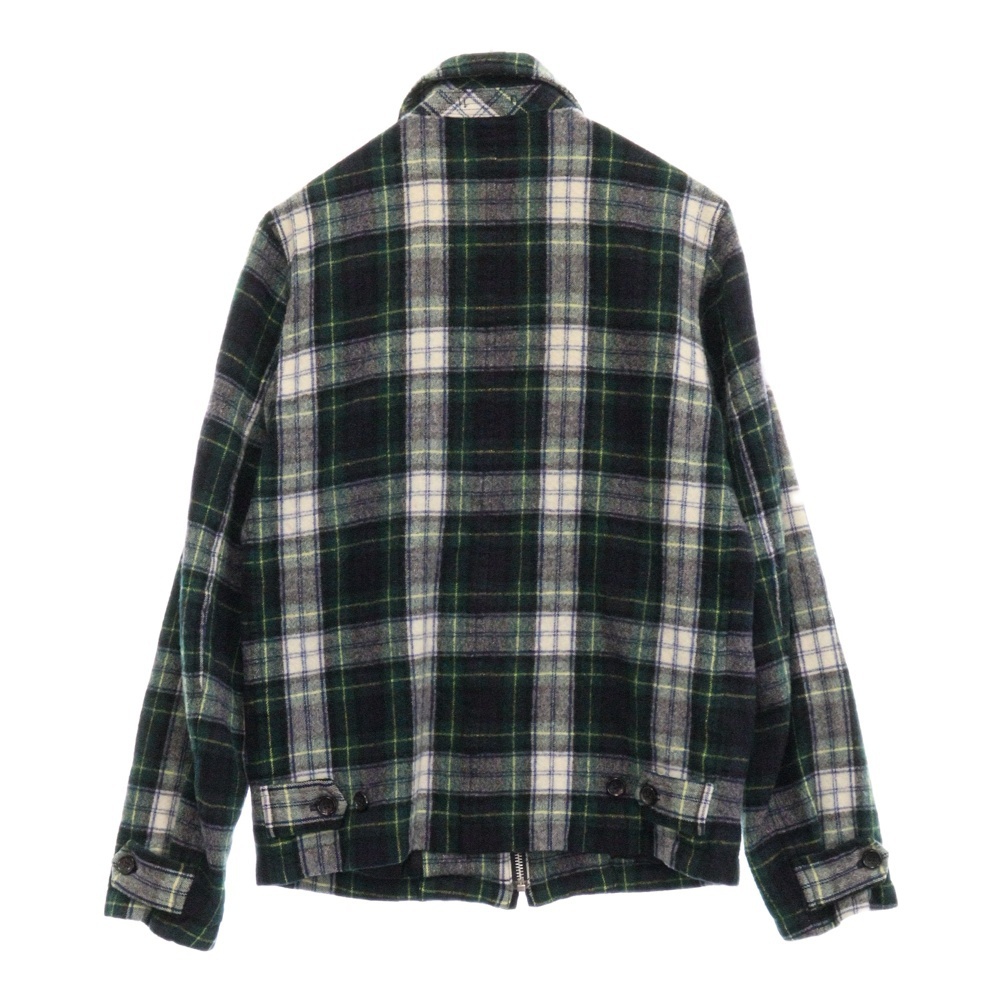 Comme des Garçons Homme 08AW Tartan Check Zip-Up Blouson Comme des Garçons Homme 08AW Tartan Check Zip-Up Blouson
