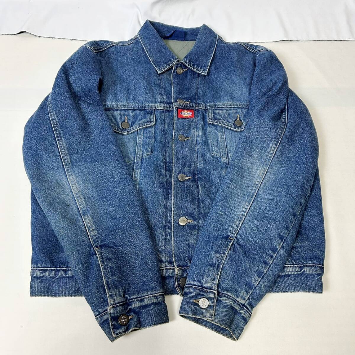 90s Dickies ディッキーズ 裏地キルティング デニムジャケット 90s Dickies ディッキーズ 裏地キルティング デニムジャケット
