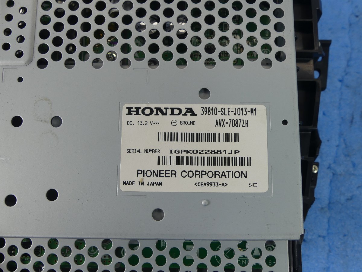 A6321 D ホンダ オデッセイ RB3 アブソルート 純正 モニター 畫面 39810-SLE-J013-M1