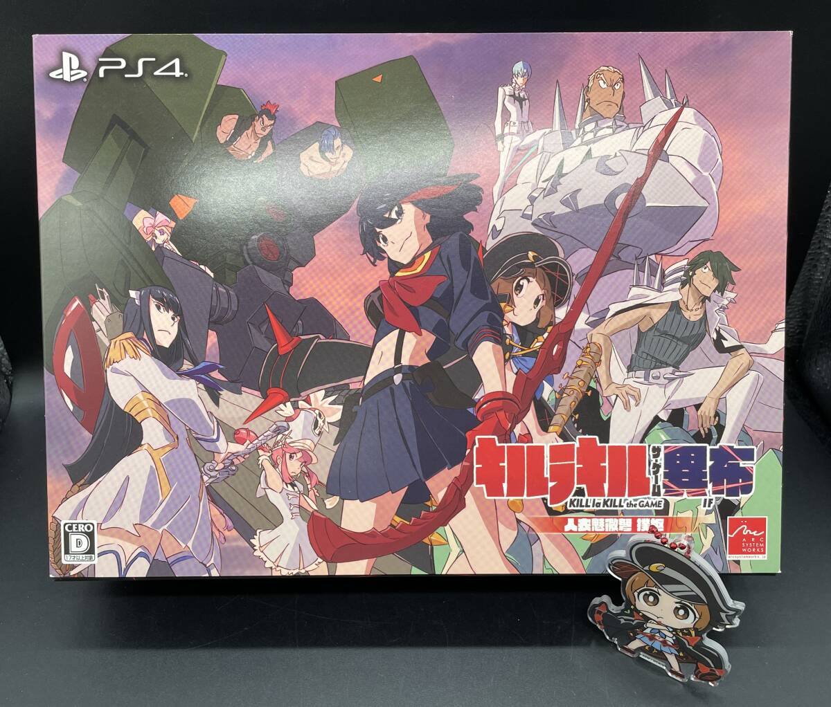 ★【同梱不可】中古品 PS4 キルラキル ザ・ゲーム - 異布 - 人衣魅徹弩 撲枢(リミテッドボックス)