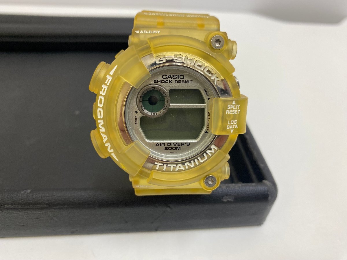 【B52116】ジャンク品・不動品 CASIO カシオ G-SHOCK FROGMAN TITANIUM DW-8201WC フロッグマン 1294 WCCS 現状品