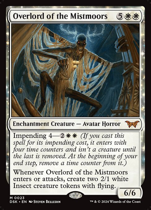 MTG ■白/英語版■(023)《ミストムーアの大主/Overlord of the Mistmoors》★FOIL★ ダスクモーン DSK 白R