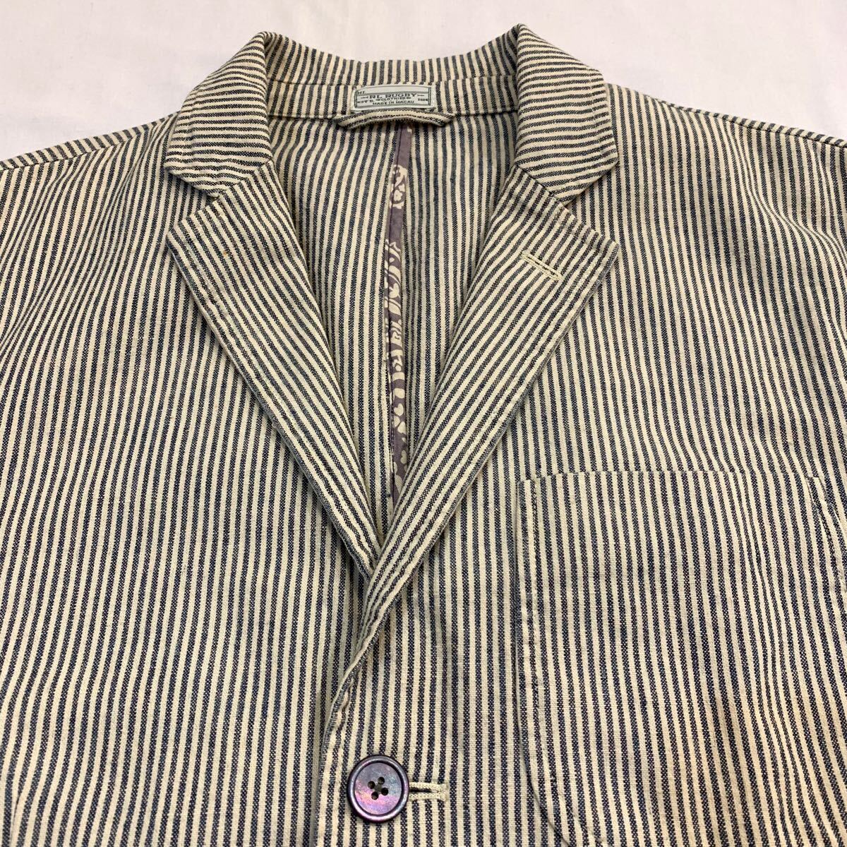 Ralph Lauren RUGBY cotton linen stripe jacket ラルフローレン Ralph Lauren RUGBY cotton linen stripe jacket ラルフローレン