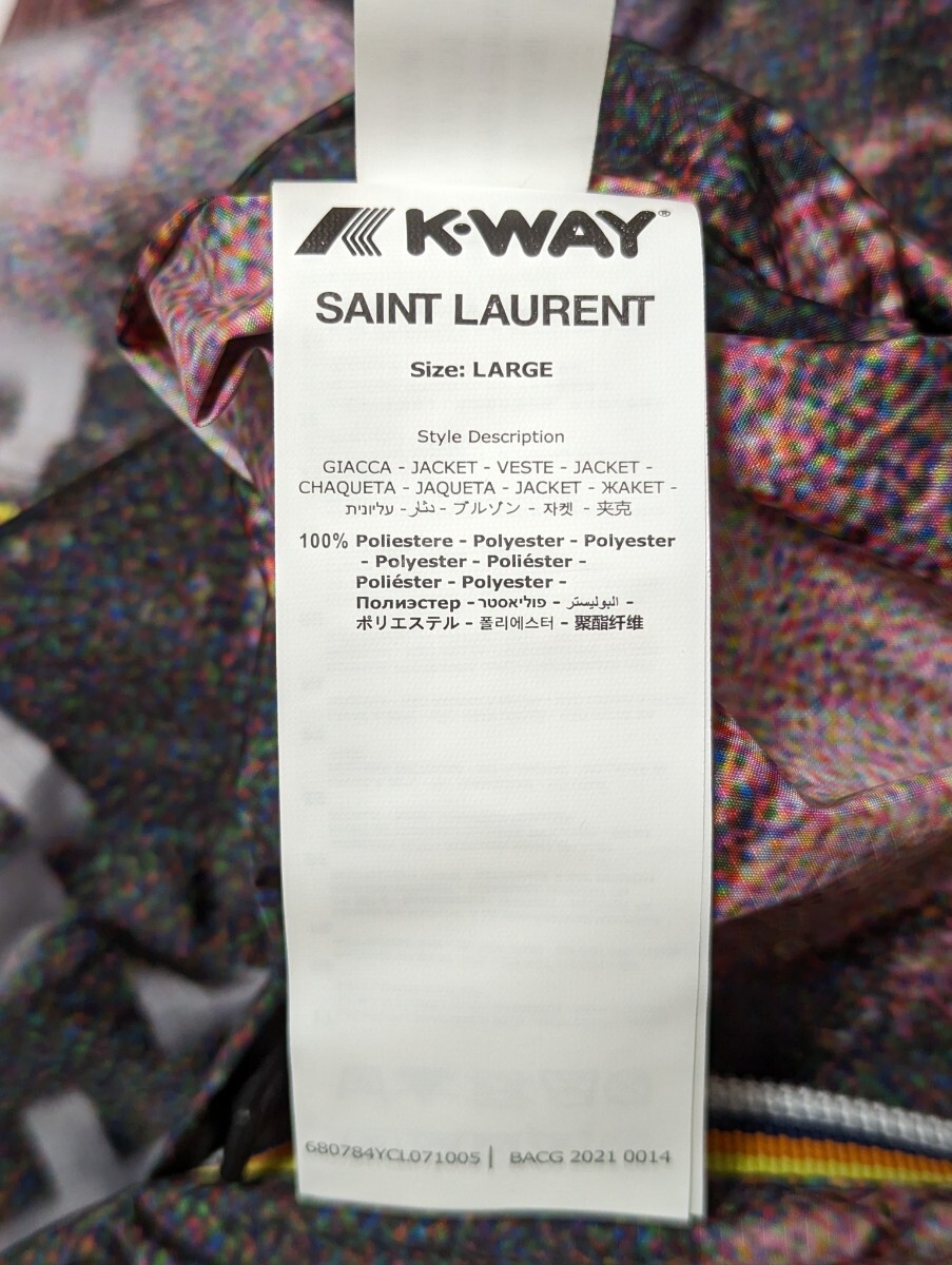 海外限定 新品 Saint Laurent サンローラン K-WAY ナイロン 海外限定 新品 Saint Laurent サンローラン K-WAY ナイロン