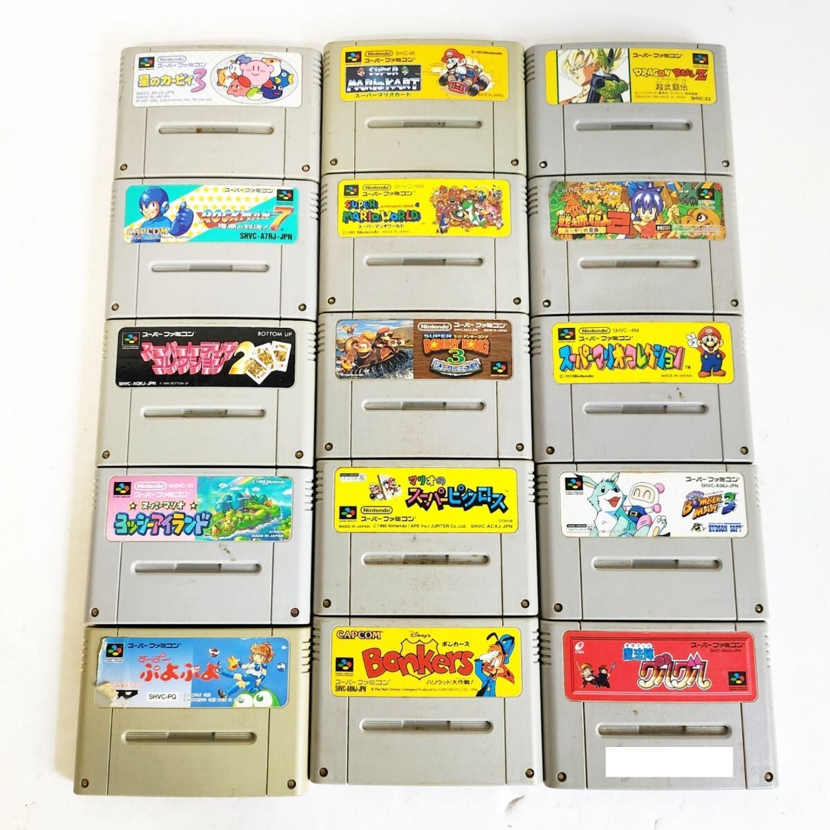 スーパーファミコンソフトまとめ売り② 任天堂スーパーファミコンソフト25個まとめ売りセットスーファミ