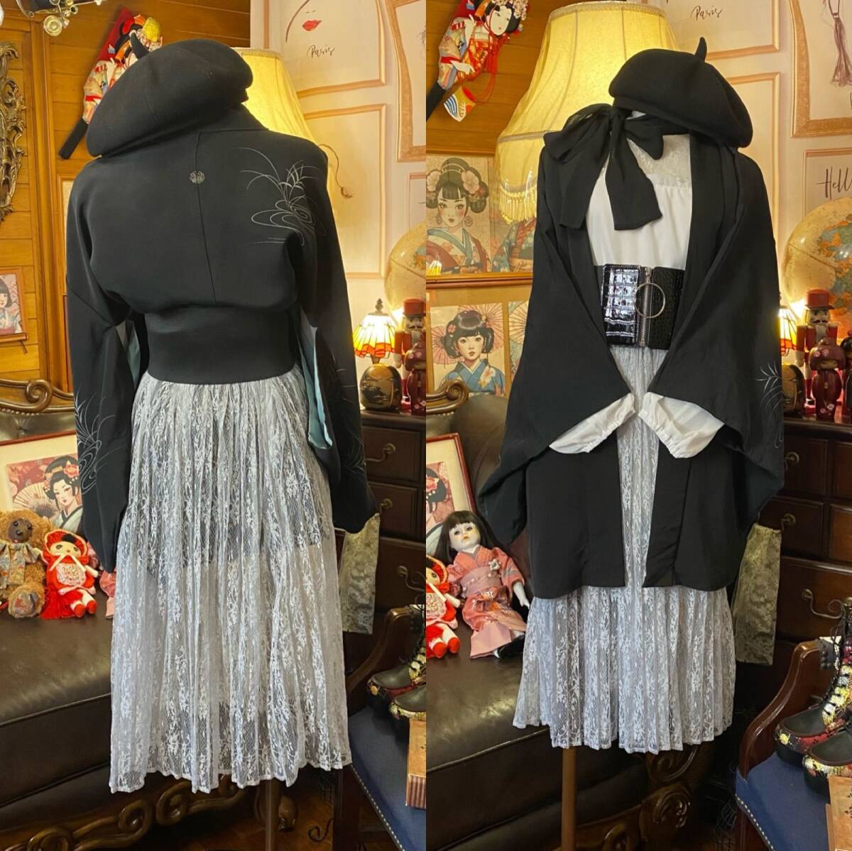  мир ... чёрный перо тканый ko-te комплект ko-tine-to продажа комплектом retro классический select чёрный × серый × белый 4 позиций комплект C-564