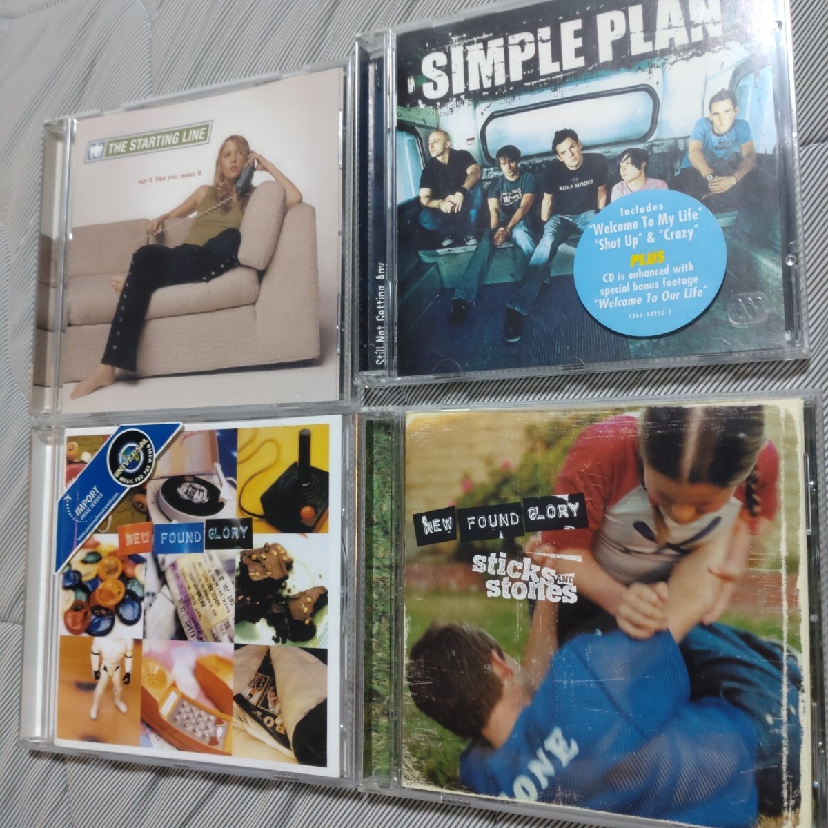 CD　ロック　洋楽　ニュー・ファウンド・グローリー　シンプルプラン　SimplePlan