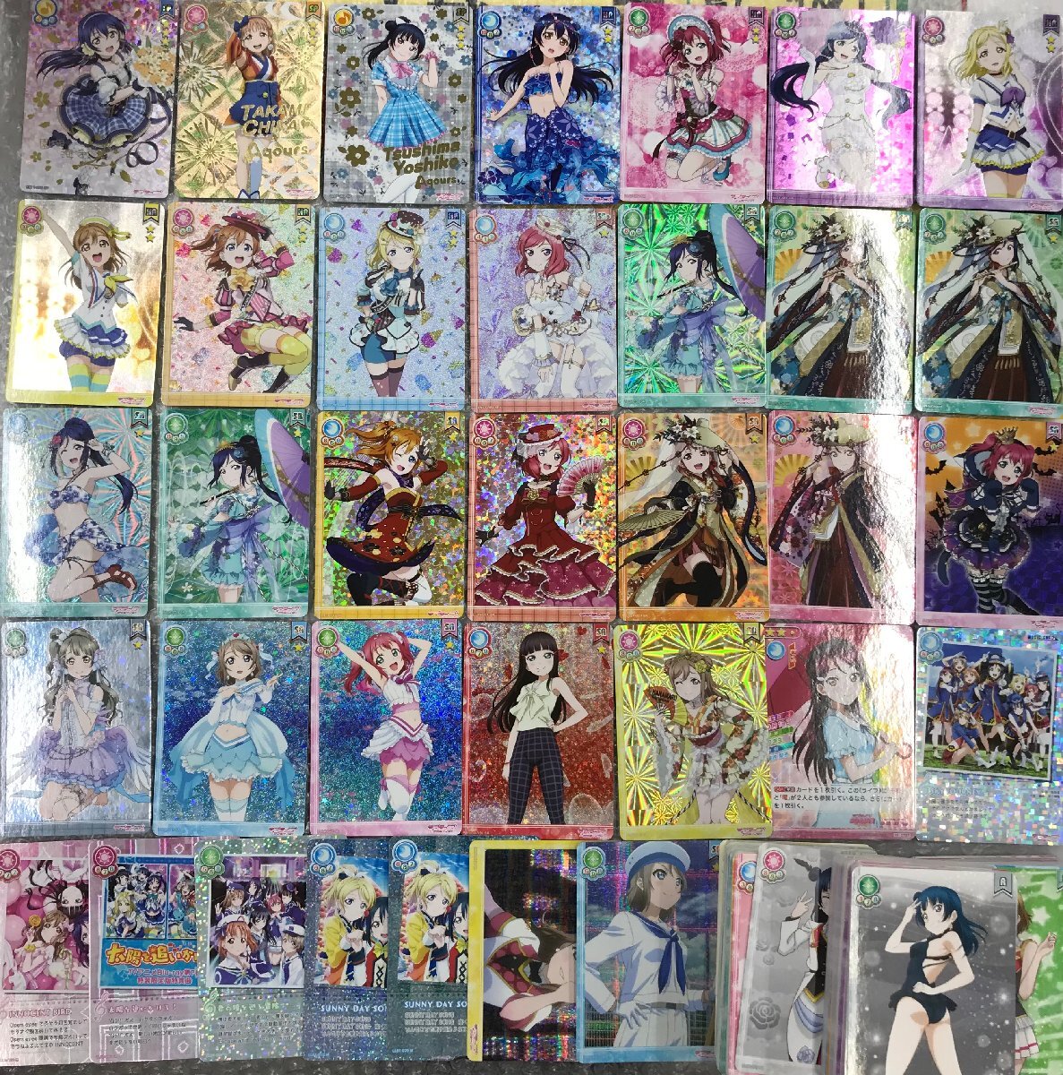 ★ラブライブ スクールアイドルコレクション カード SP箔押し含む 170枚↑セット HR SR R等 園田海未 津島善子 高海千歌 μ's Aqoursグッズ