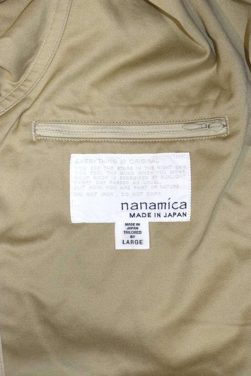 送料無料 特価即決【未使用】 nanamica Chino Jacket (Lサイズ 送料無料 特価即決【未使用】 nanamica Chino Jacket (Lサイズ