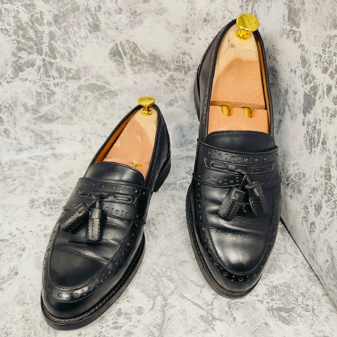 YVES SAINT LAURENT タッセルローファー 25 黒あ色 YVES SAINT LAURENT タッセルローファー 25.5 黒色 ローファー