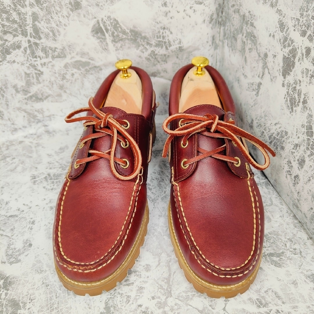 美品】REGAL(26)JE-38 デッキシューズ モカシン ワインレッド 美品】REGAL(26)JE-38 デッキシューズ モカシン ワインレッド