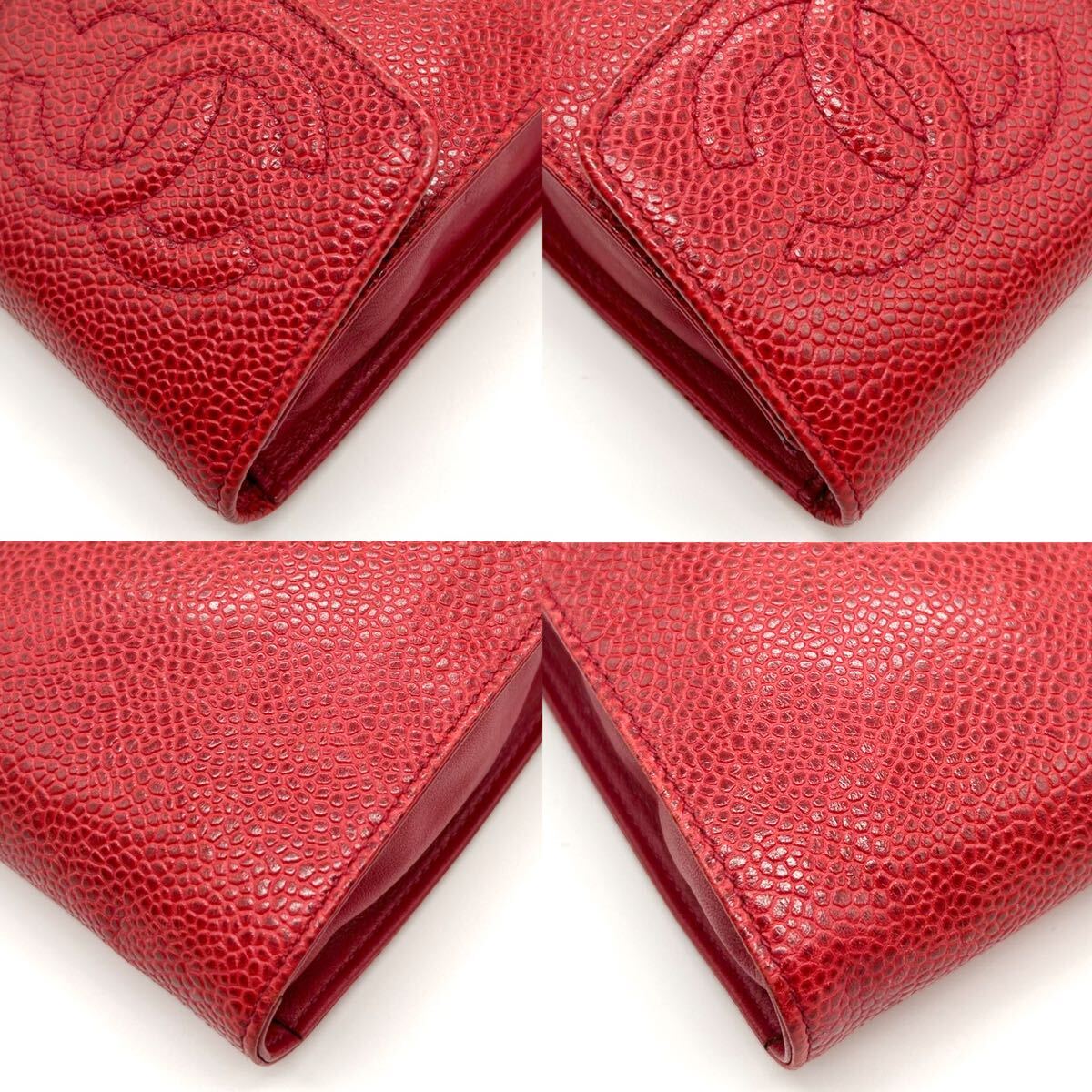 CHANEL シャネル メガネケース サングラス キャビアスキン ココ