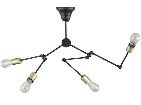 東谷 ペンダントライト ブラック W109-71×D6-104×H38-86 LHT-727BK おしゃれ 照明 レトロ アンティーク メーカー直送 送料無(wú)料