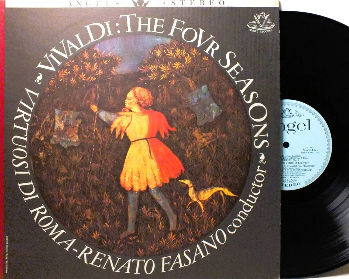 LP 35877 レナート・ファザーノ ヴィヴァルディ　四季　ヴィルトゥオージ・ディ・ローマ 【8商品以上同梱で送料無料】