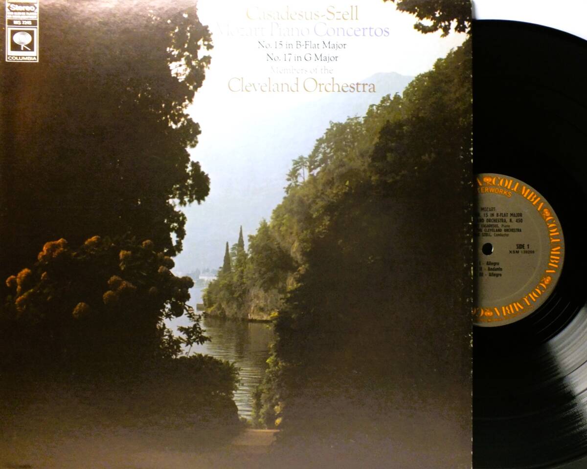 LP MS 7245 【ピアノ】ロベール・カサドシュ　ジョージ・セル　モーツァルト　ピアノ協奏曲 【8商品以上同梱で送料無料】